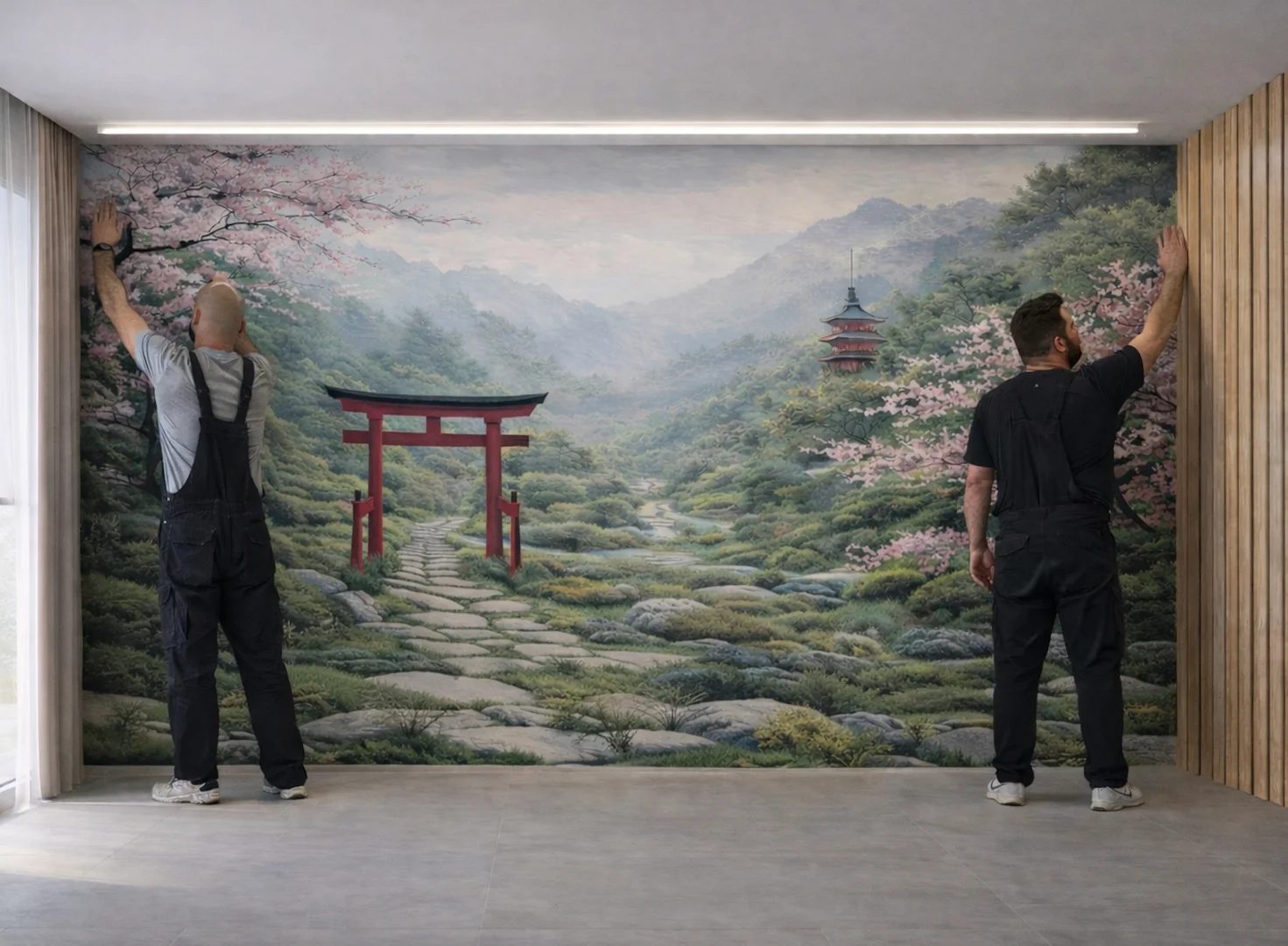 Printbehang op maat – uniek, persoonlijk en haarscherpe wandbekleding – extra foto 3