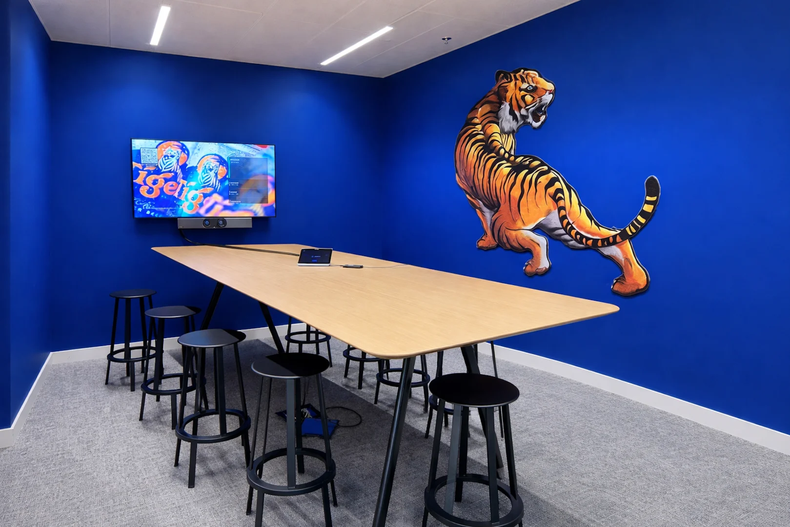 Geprint wandtapijt met visuele impact en akoestische rust – extra foto 5