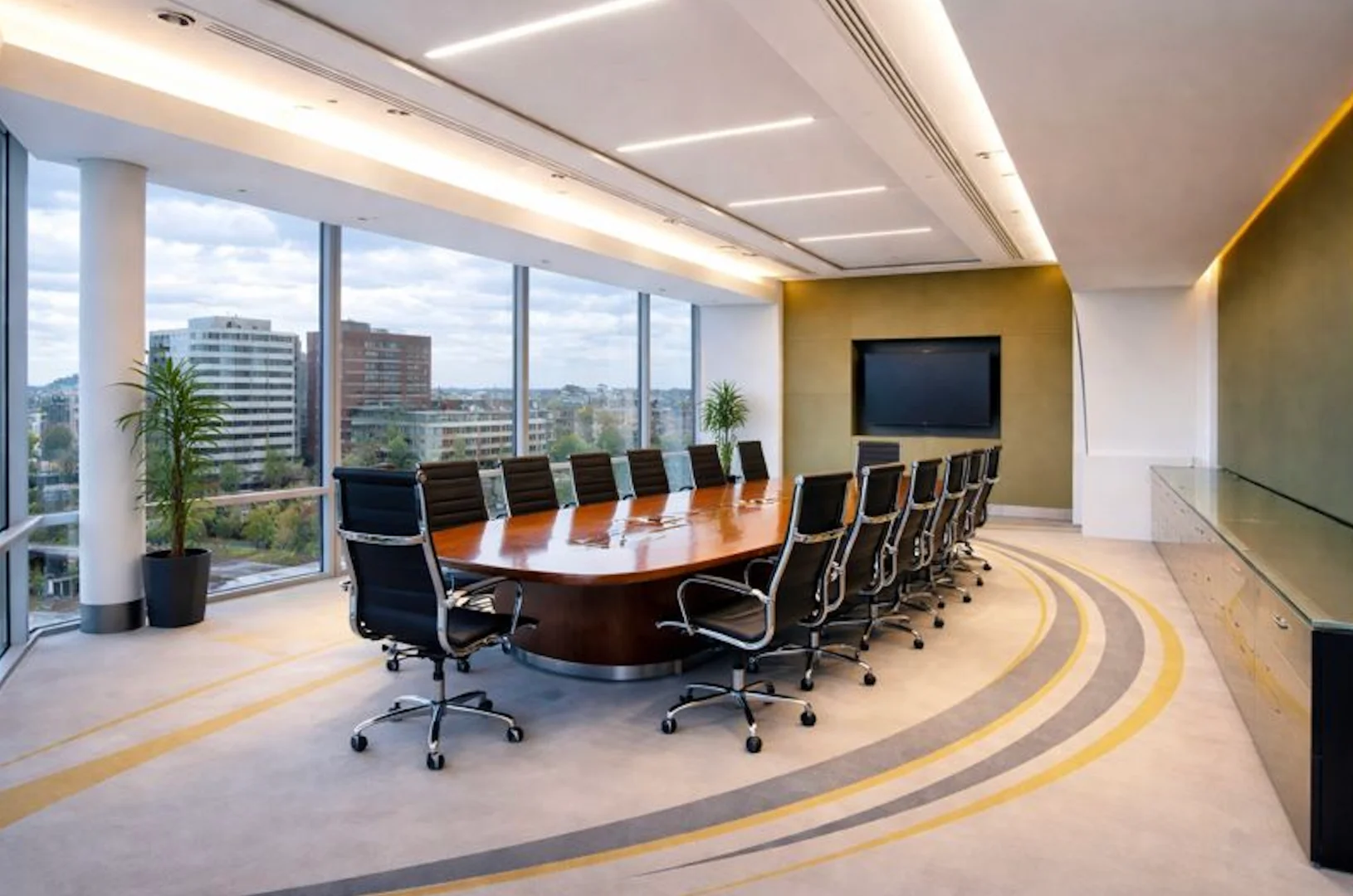 Geprint effen tapijt in unikleur dat rust, klasse en comfortabel loopgevoel combineert – extra foto 4